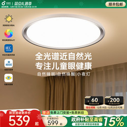 Children's Eye Protection Ceiling Lamp Full Spectrum Kidsren's Room Side-Emitting Study Master Bedroom Official Flagship Store Ah33