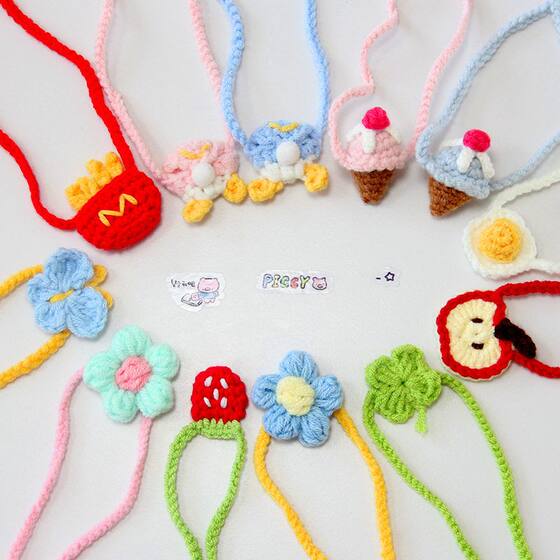 
13 Self-deprecating Bear Crossbody Bag Doll Bag 10/20 Cotton Doll Braided Bib Cute Accessories Doll Clothing Replacement