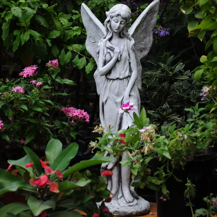 花園天使置物ヨーロッパ式レトロな寝姿装飾品屋外庭ベランダ
