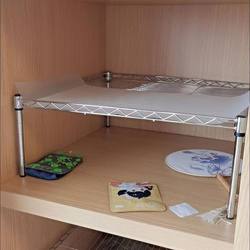 Kitchen Storage Rack, Microwave Oven Storage, Countertop Shelf, Cabinet Partition, Wardrobe Compartment, Heater, Drying Rack