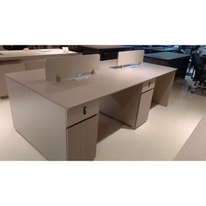 
Desk 2.4 meters YR four-person staff desk simple office staff desk workstation 2400*1200*750mm