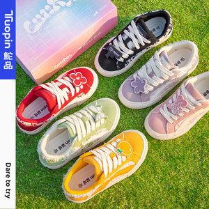 
Reading shoes for women's autumn and winter women's shoes new niche original canvas shoes red shoes casual versatile bread shoes