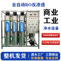 Fully Automatic Ro Reverse Osmosis Large-Scale Commercial Water Purifier Industrial Water Treatment Equipment Pure Water Machine Scale Removal Filter