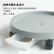Floor-standing extra large flower pot tray indoor villa shopping mall universal wheel mobile thickened plastic water tray with brake