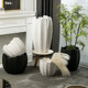 Nordic minimalist magnesium mud flower pot home soft decoration living room balcony Wasabi style floor-standing large-sized flower pot flower pot