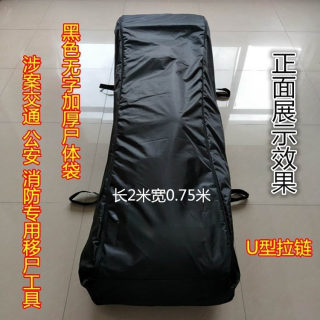 Corpse bag black thickened corpse bag Oxford cloth
