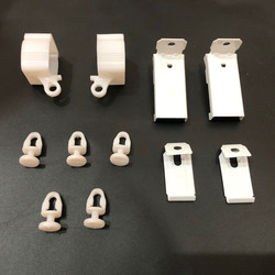 Curtain Track Nano Plastic Straight Rail Sealing Pulley Installation Code Retail 20mm Nano Curtain Rod Accessories