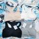 Really good clearance women's underwear for girls without rims pure cotton Momudal summer vest suspender bra