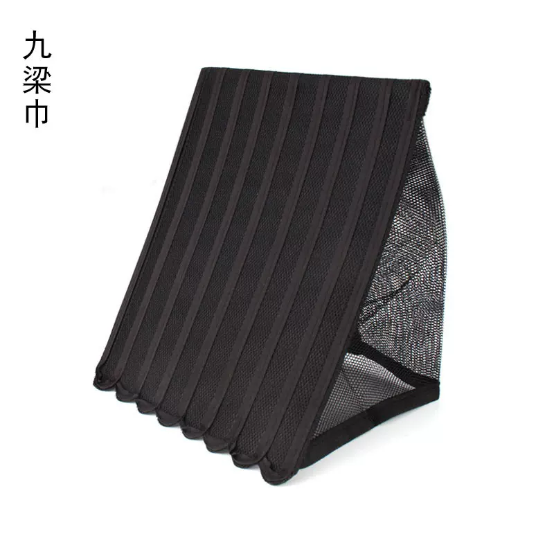 道士道帽度蝶帽子九梁巾道士帽 道家九戒传度道士九梁巾