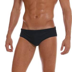 
Standard boy professional flight attendant model competition swimsuit black art exam triangle swimsuit student art exam swimsuit men