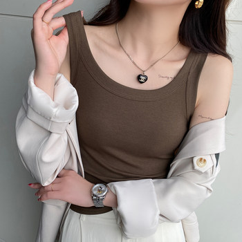 Backless suspender vest commuting and slimming
