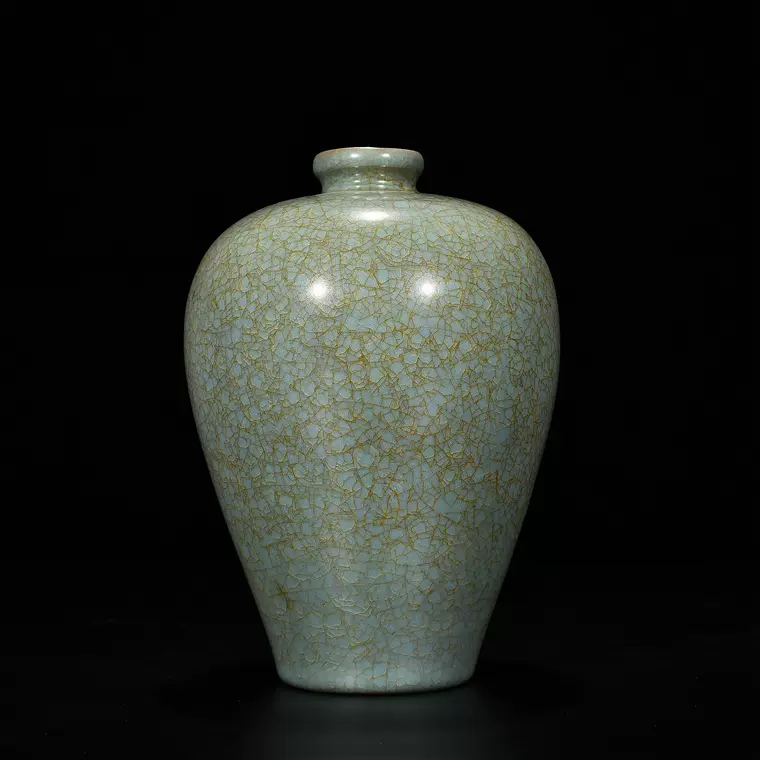 秘藏 宋 官窯 紙槌瓶 中國瓷器 極細工 稀少珍品 古美術