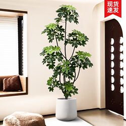 Artificial Green Plant, Fake Plant, Duckbill Tree, High-End Light Luxury Decoration, Indoor Potted Plant, Simulated Large Living Room Ornament Tree