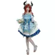 Manluren Ban Đầu Thần Liên Kết Nilu Cos Đầm Đầm Nhật Bản Cosplay Game Trang Phục Anime Nữ Bộ Đầy Đủ cosplay razor Genshin Impact