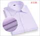 Women's long -sleeved purple striped professional shirt bank formal clothes v -neck repair striped shirt large size
