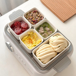 Ceramic Square Bowl, Snack Bowl, Dipping Bowl, Steaming Bowl, Steamer, Steaming Box, Steaming Dish, Dessert Bowl, Steamed Egg Bowl, Household Steaming Plate