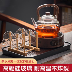Jie Anxi Kung Fu Tea Set 2025 New Model Home Use Light Luxury High-End Tea Cup Office Use Glass Teapot