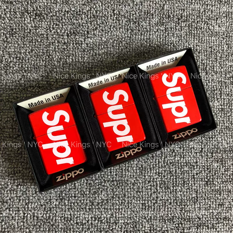 现货】Supreme 18SS Logo Zippo 联名芝宝打火机-Taobao