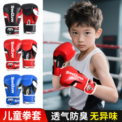Boxing Gloves, Children's Gloves, Boys' Fighting Professional Sanda Punching Bag, Muay Thai, Kids, Girls, Children's Training Set