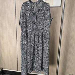 
9570 Removed from the cabinet Nanyou Shirt Dress Fashionable Mom Summer Print Loose New Style Slim Skirt