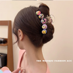 Disney Hair Accessories Cartoon Claw Clip Cute Hairpin for Girls, Hair Clip for the Back of the Head, Runaway Princess Shark Clip