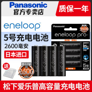 Panasonic No. 5 7 Charging Battery AA digital camera flash CCD microphone Children's toy mouse mouse door lock Japan imported CC65C high -capacity No. 5 electron