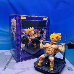 Dragon Ball Muscle Fitness Gohan Gk Statue Figure Model Ornament Toy Boxed Gift for Boys