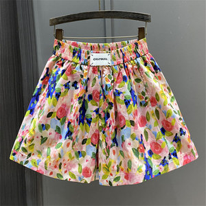 
Clearance and pick up the bargain counter withdraws extra large size fat mm300*0.5kg hot pants for women fashion printed casual pants for women shorts for women