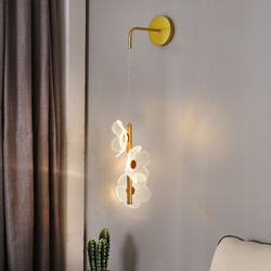Nástěnná Lampa Nordic Design | Romantická Dekorace Do Ložnice