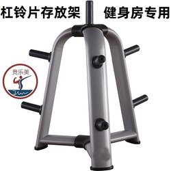 Vertical Barbell Rack for Gym and Personal Training Studios, with Holes for Storing Olympic Plates