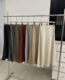 2024 Spring Pure Color Pine waist zipper satin fishtail skirt Box skirt children's middle long skirt fashion European station
