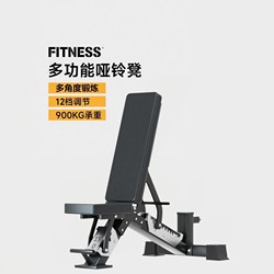 Household Adjustable Dumbbell Bench, Multi-Functional Bench Press Bench, Fitness Bench, Home Fitness Chair, Sit-Up Assist Device