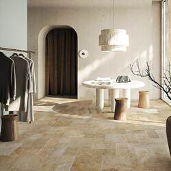 Limestone vintage beige natural stone mosaic