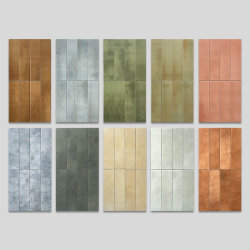 75x300 retro gradient all-ceramic handmade long strip bricks