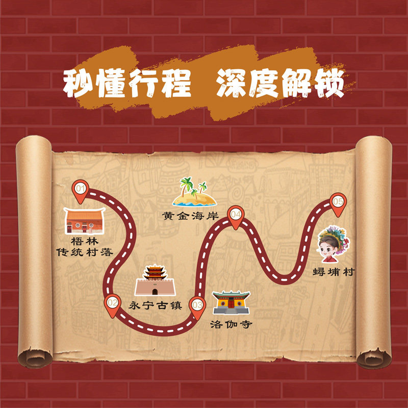 小团 | 泉州蟳埔村+永宁古镇+洛伽寺+晋江梧林村落一日游赠小威海