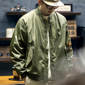 
American workwear down jacket men's winter 2026 new thickened warm baseball uniform jacket men's army green jacket