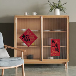 Original Life Year of the Horse calligraphy door sticker