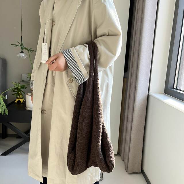2025 spring new Tavi Korean high-end Japanese and British style mid-length windbreaker jacket for women 09084