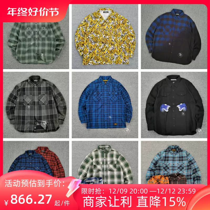 折扣Neighborhood CABELLA SHIRT NBHD长袖格子衬衫cityboy 20AW-Taobao