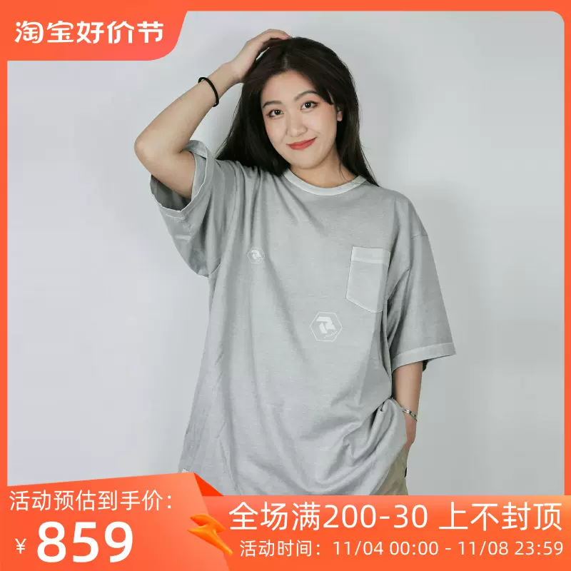 飄渺現貨WTAPS BLANK SS 03 pigment TEE 純色水洗口袋短袖男20SS-Taobao