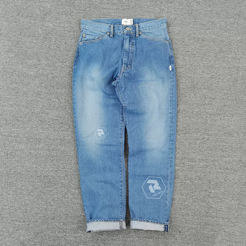 飄渺現貨WTAPS BLUES BAGGY TROUSERS COTTON DENIM牛仔褲男20AW - Taobao