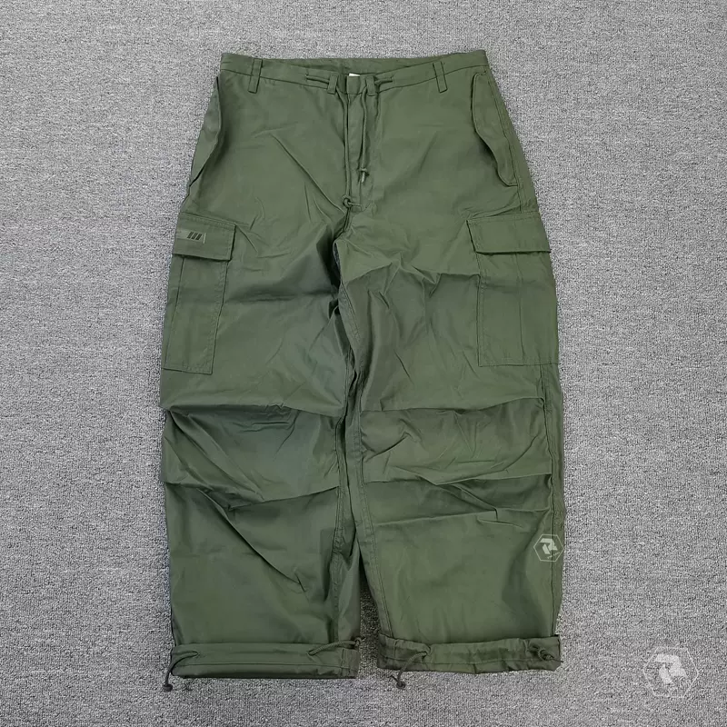 飄渺現貨WTAPS MILT0001 TROUSERS NYCO束腳寬鬆直筒工裝褲男23SS-Taobao