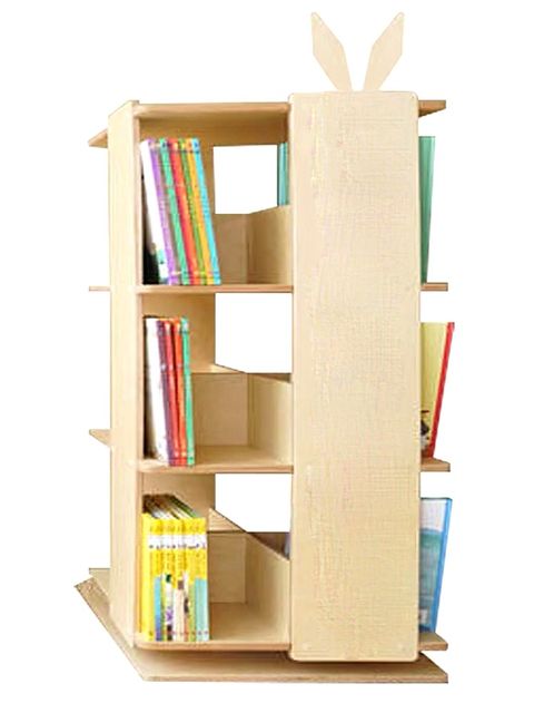 New arrival Rabbit Rotate Bookshelf kids Picture Book Shelf ...