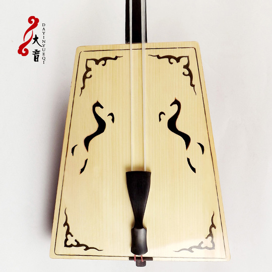 希少 馬頭琴 　弦　楽器　弦楽器　モンゴル ファンチャオ・モンゴル馬頭琴 - 手作りエボニー＆パイン・アルト楽器