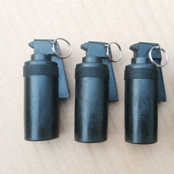 Rubber Tear Gas Bomb, Riot Control Bomb, Stage Performance Toy, Training Prop, Black Tear Gas Bomb Throwing Model, Not Real