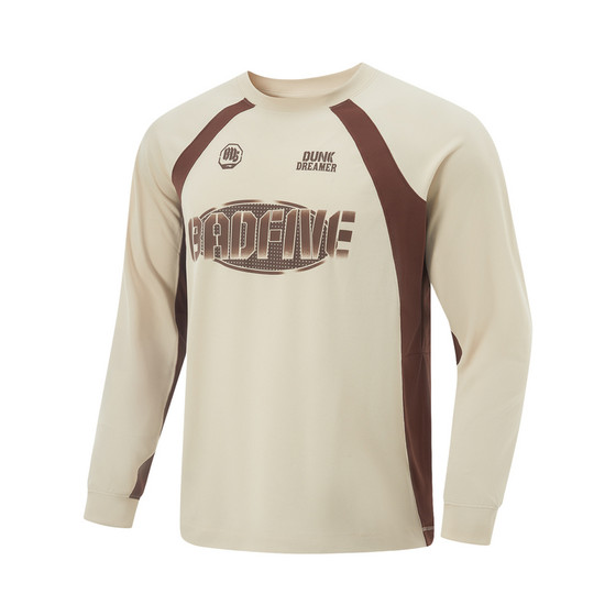 
Li Ning genuine men's basketball quick-drying round neck long-sleeved loose, comfortable and versatile long-sleeved T-shirt ATLV143