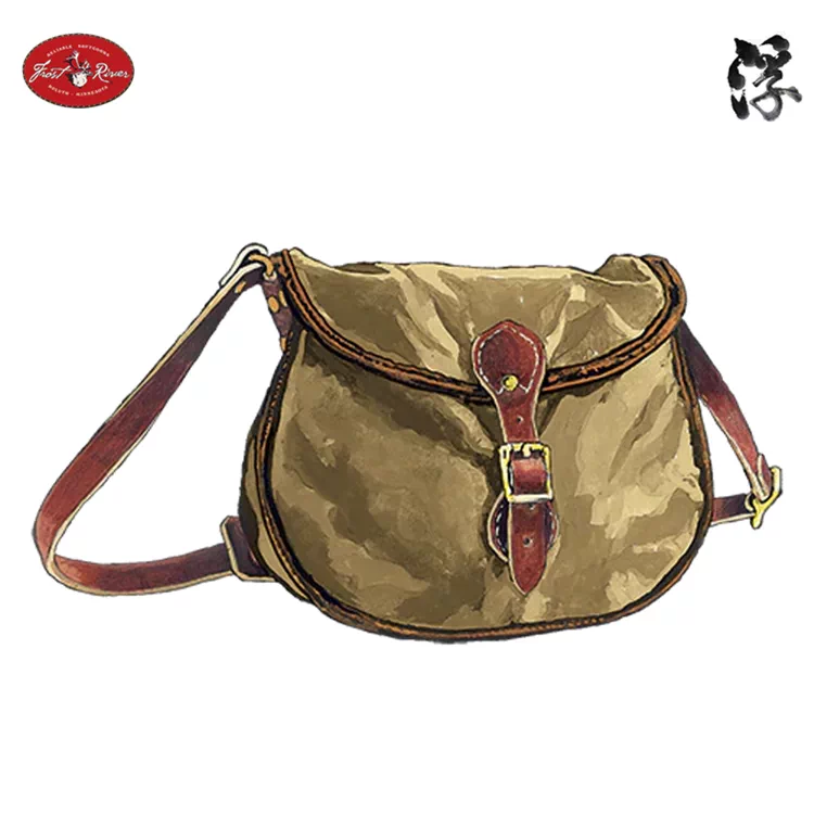 美产Frost River冰河户外蜡棉帆布Shell Bag贝壳邮差斜挎单