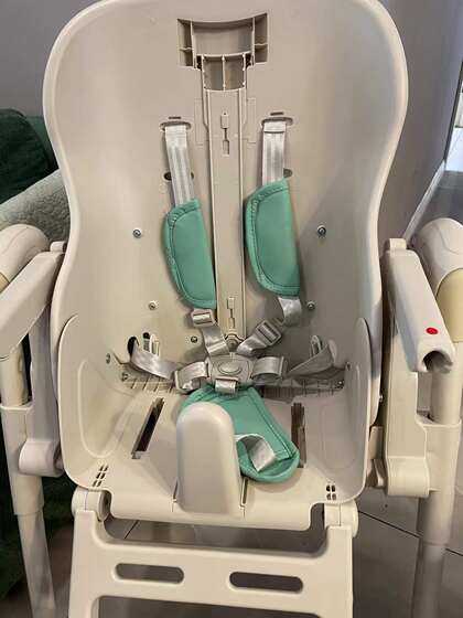 Suitable for BabyCare8500 Children's dining chair five -point seat belt safety strap baby fixed buckle accessories
