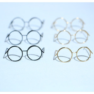 Xiaomaru handmade mini glasses doll metal frame is about 3.6cm handmade DIY doll photo props accessories