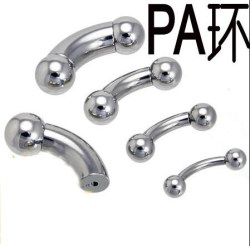 New Curved Barbell Type Pa Ring Vaginal Ring Urethral Ring Single Price Hypoallergenic Medical Steel